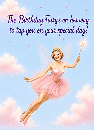 F15 Birthday Fairy Funny Birthday Card  Send a personalized greeting card to someone just in time for their birthday! | Birthday fairy F-15 military jet funny birthday card   Where's an F15 Fighter Jet when you need one?